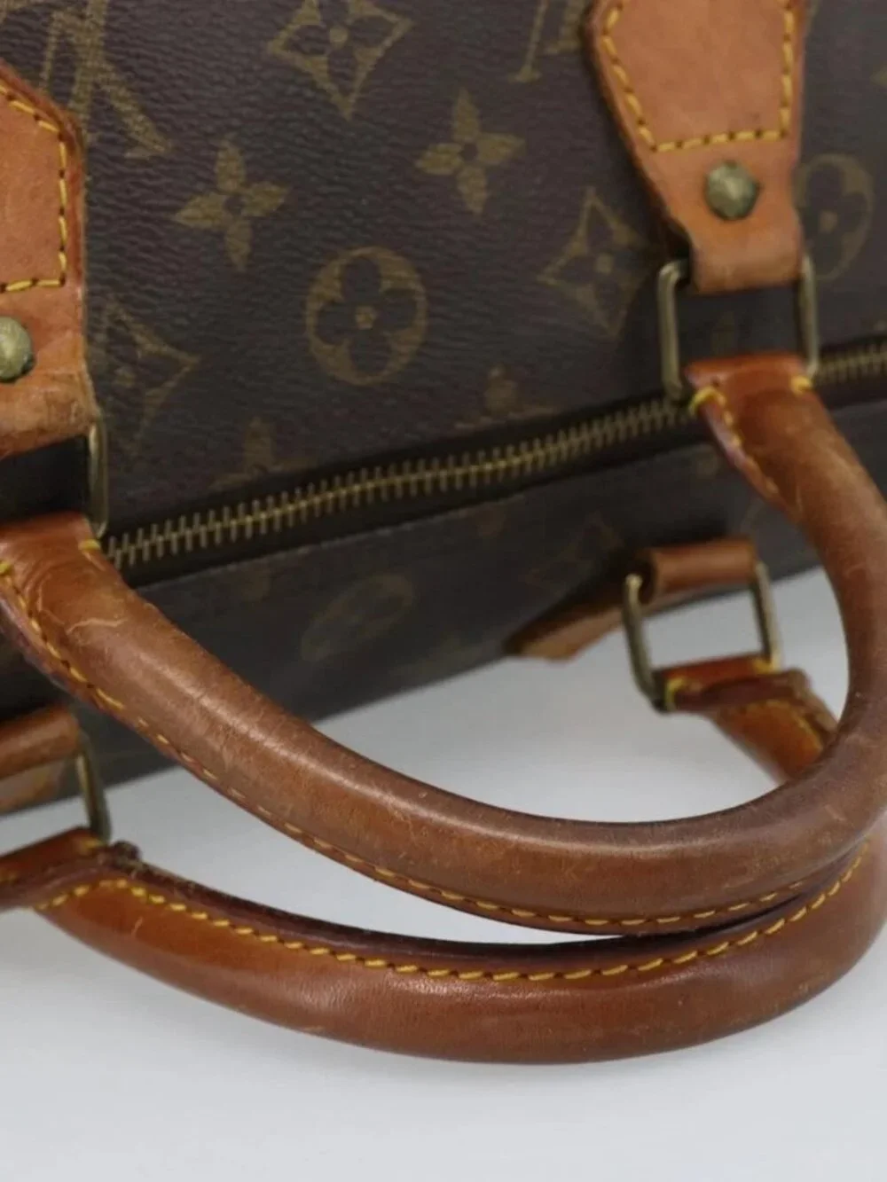 LOUIS VUITTON Monogram Speedy 30 Hand Bag M41526 LV Auth 189348
